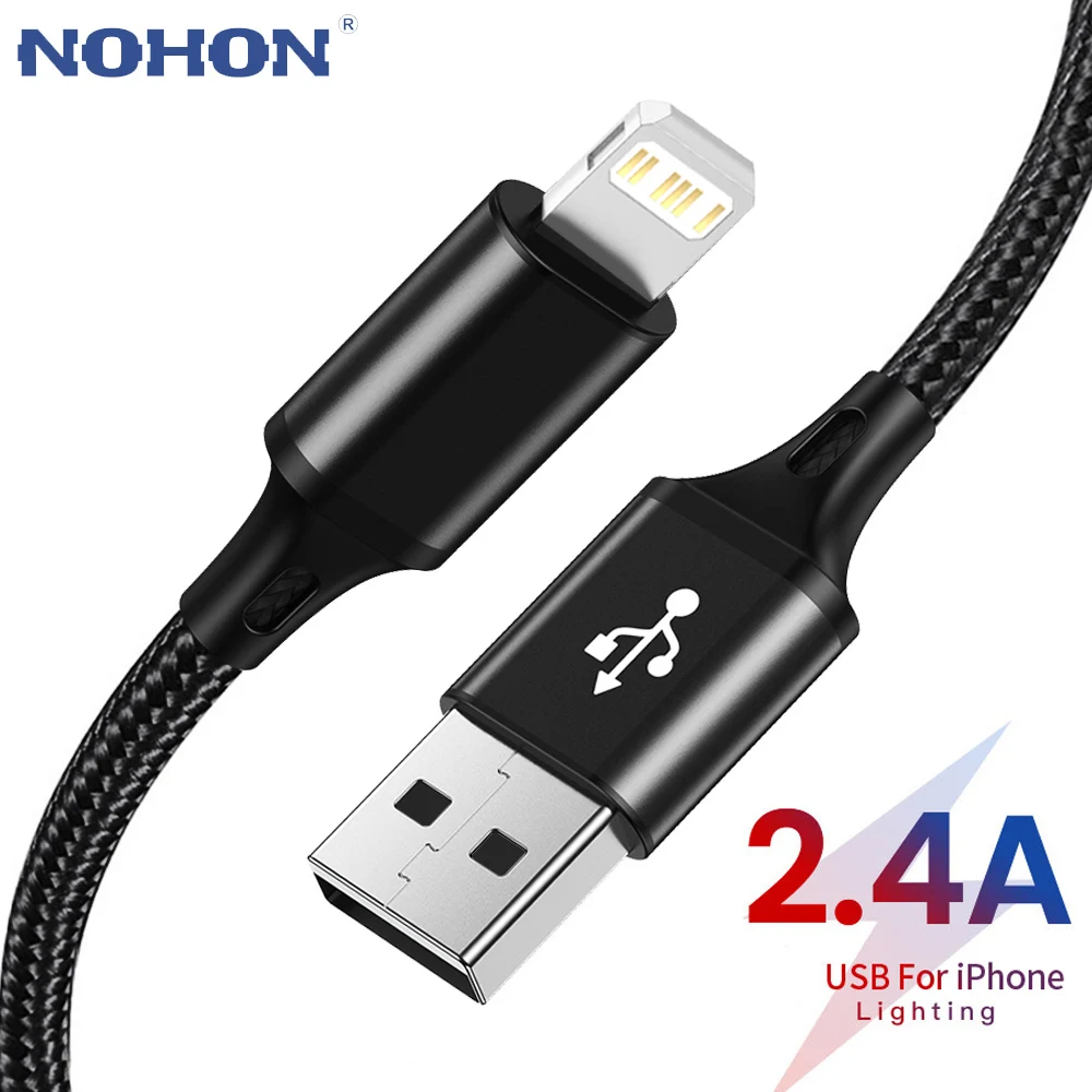 Long 1m 2m 3m USB Cable For iPhone 13 12 11 Pro Max X XS SE 5 6 s 7 8