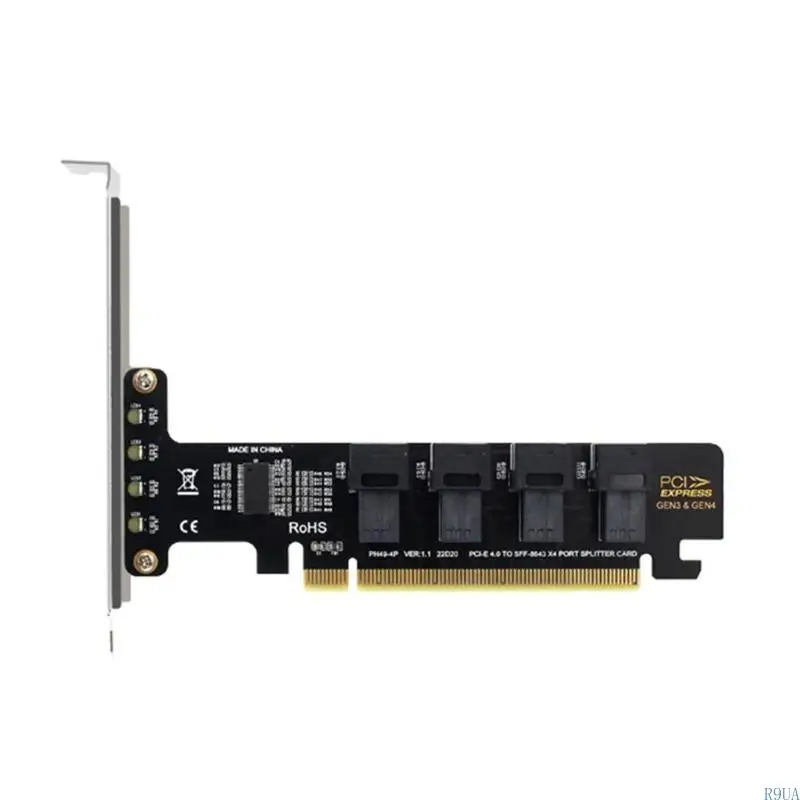 R9UA PCIE4.0 Split Card Stable Sff-8643 Sff-8639 Pcie X16 To Sff-8643 For Expansion Card Portable Mainboard Upgraded