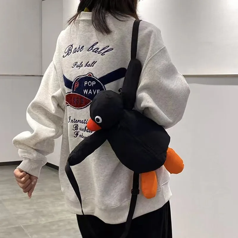 Cute PINGU Plush Toy Animal Shoulder Bag