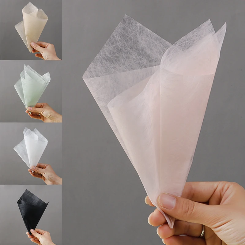 Novo Estilo Coreano Flor Embrulho Papel De Embalagem Buquê De Bicolor