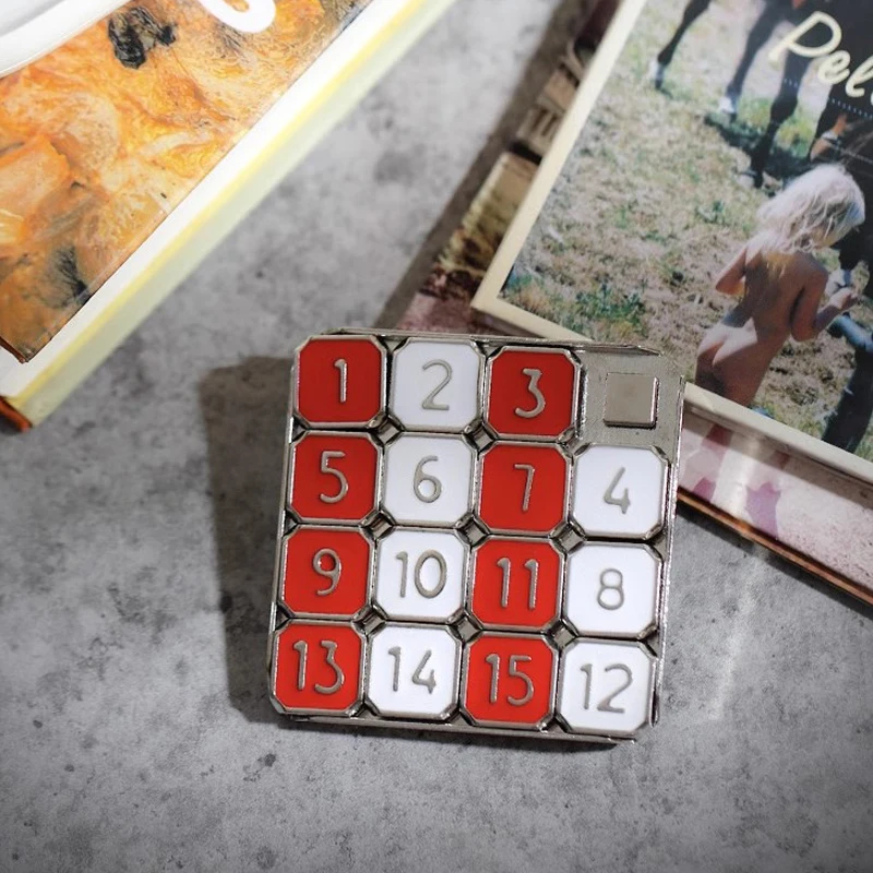 Number Slide Puzzle Metal Brain Teasers For Kids Montessori Educational Toys Huarong Road Math Games For The Classroom