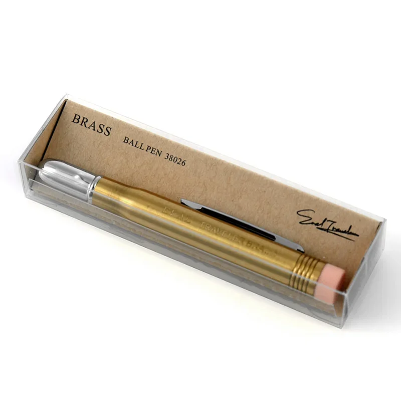 Fromthenon Traveler's Brass Pencil Metal Stationery Beautiful Retro Travel Golden Stationery Series 4