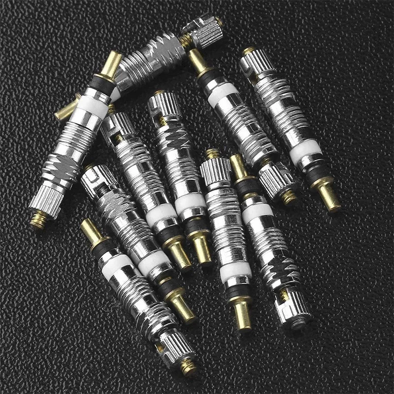 Bicycle Removable Presta Valve Core Bike Replacement Brass Tubeless Core Road MTB Bike 2~40pcs