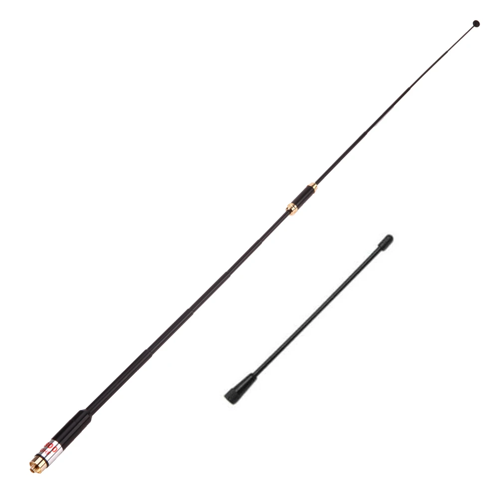 Dual Band Antenna Portable Dual Band Telescopic Antenna High Gain Walkie Talkie Accessories for Kenwood Baofeng FDC