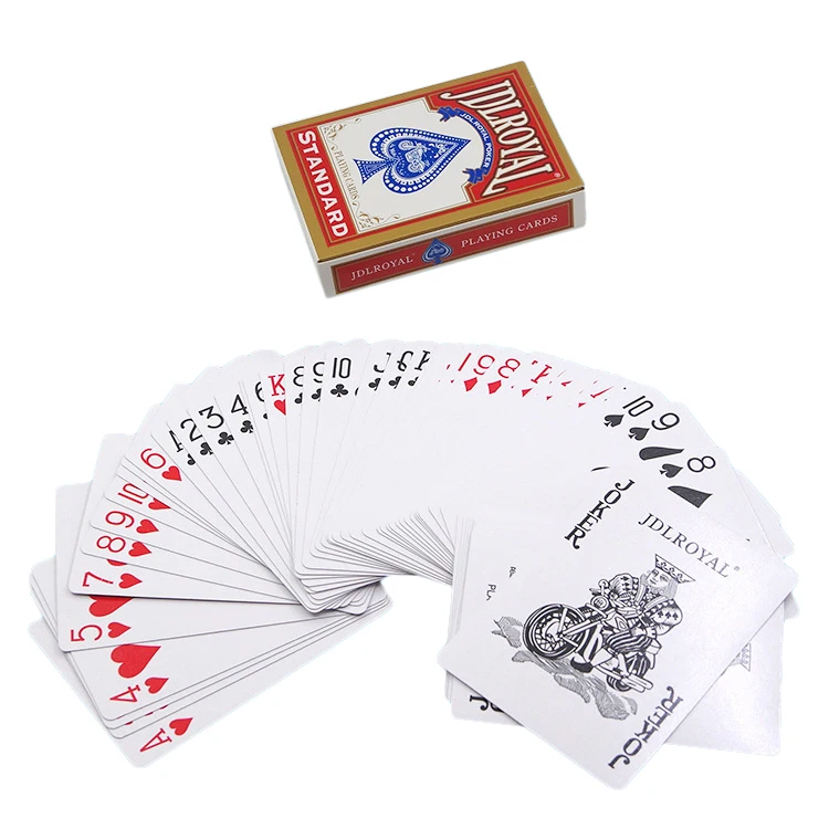 Newest Jdlroyal Poker Red/Blue Regular Playing Cards Standard Sealed Decks Magic Tricks Poker Playing Cards Magice Tricks GYH