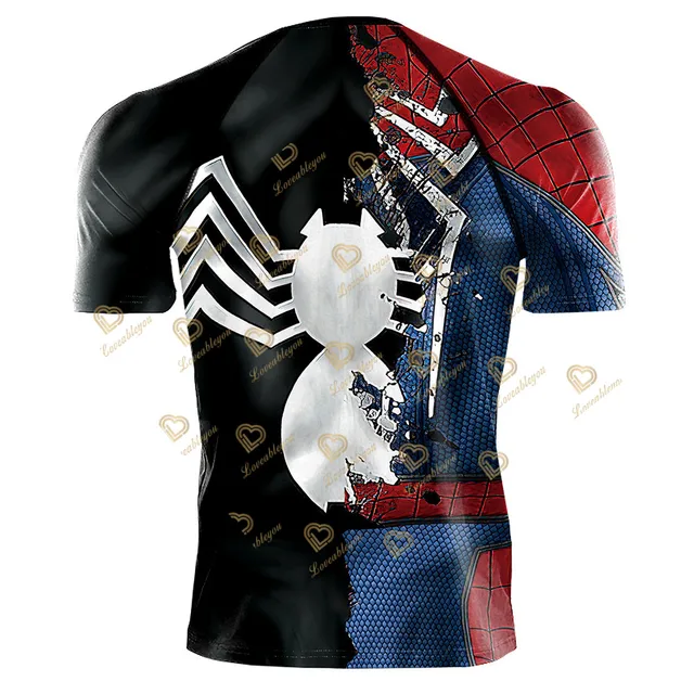 spiderman workout shirt