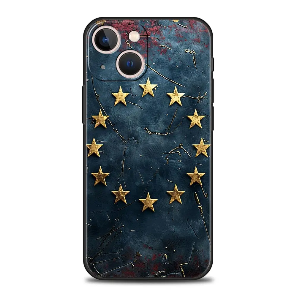 European Flag Soft TPU Phone Case - Elegant Back Cover Design