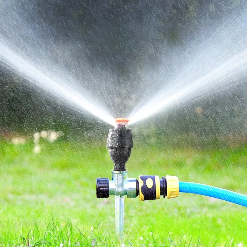 Garden Sprinkler Rotation Irrigation Watering System Automatic Agriculture Lawn Farm Greenhouse Plant Watering Sprinkler