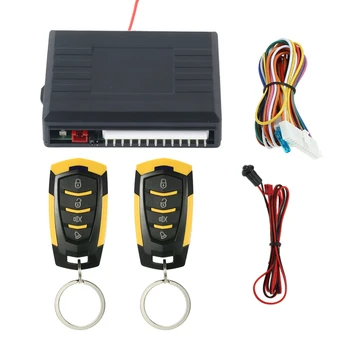 Serratura centrale per auto Serratura per porta centralizzata per auto con kit telecomando con chiusura centralizzata a LED Sistema di accesso senza chiave per serratura per porta auto