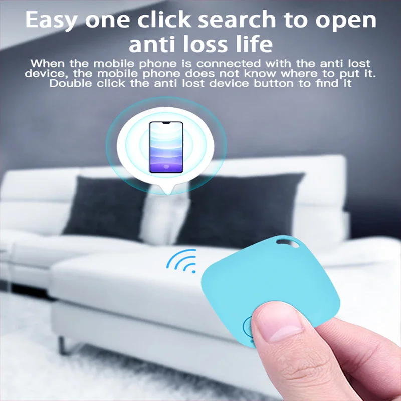 Diamond shaped Anti loss Device Child Pet Tracker Blue tooth Locator Two way Object Finding With