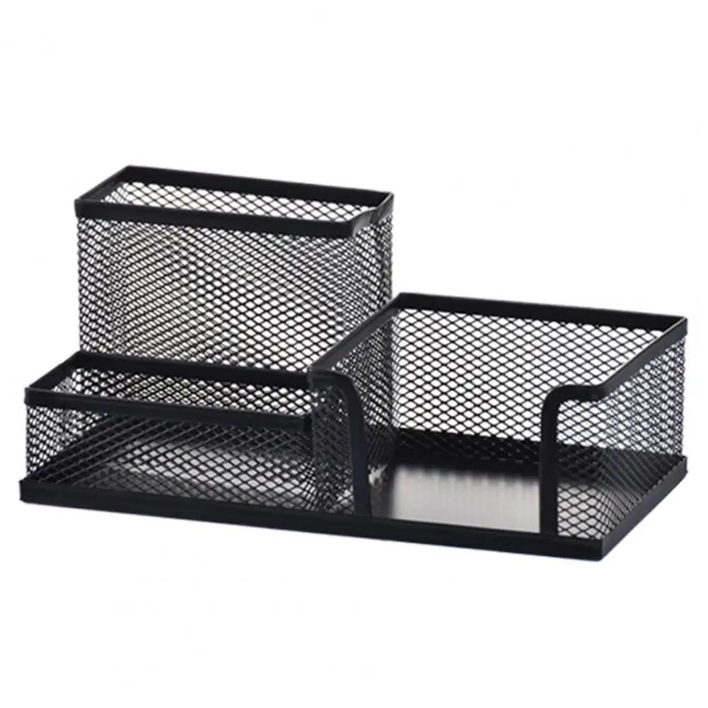 Office Desk Organizer Capacity Wire Mesh Pencil Holder Makeup Brush Organizer for Office Stable Non-slip Design Desktop makeup organizer pen holder desk organizer pen and brush holder