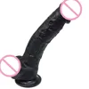 25CM Black Liquid Silicone Huge Dildo Soft Realistic Penis For Vagina G-spot Stimulator Powerful Suction Cup Sex Toys for Woman 1
