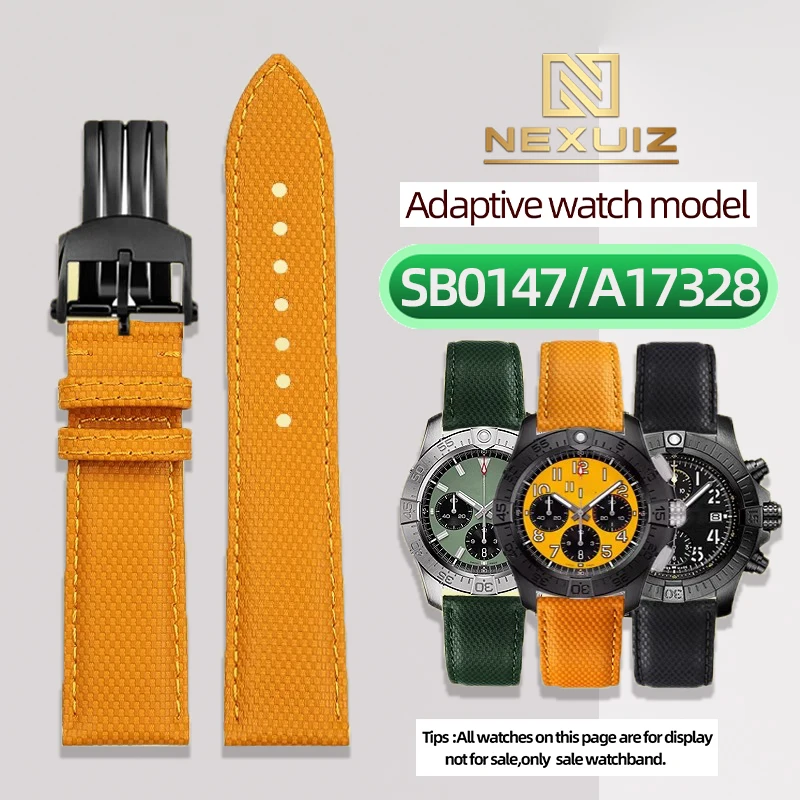 Best Buy Leather Watch Wristband 48-S9238L-BK-PR_K0007727 main image 1