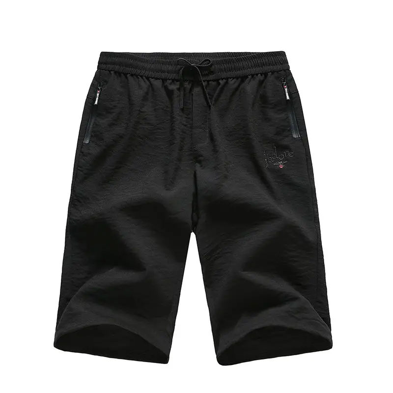 Summer Casual Shorts Men Fashion Style Man  Bermuda Beach  Breathable Solid Boardshorts  Sweatpants 5XL X79