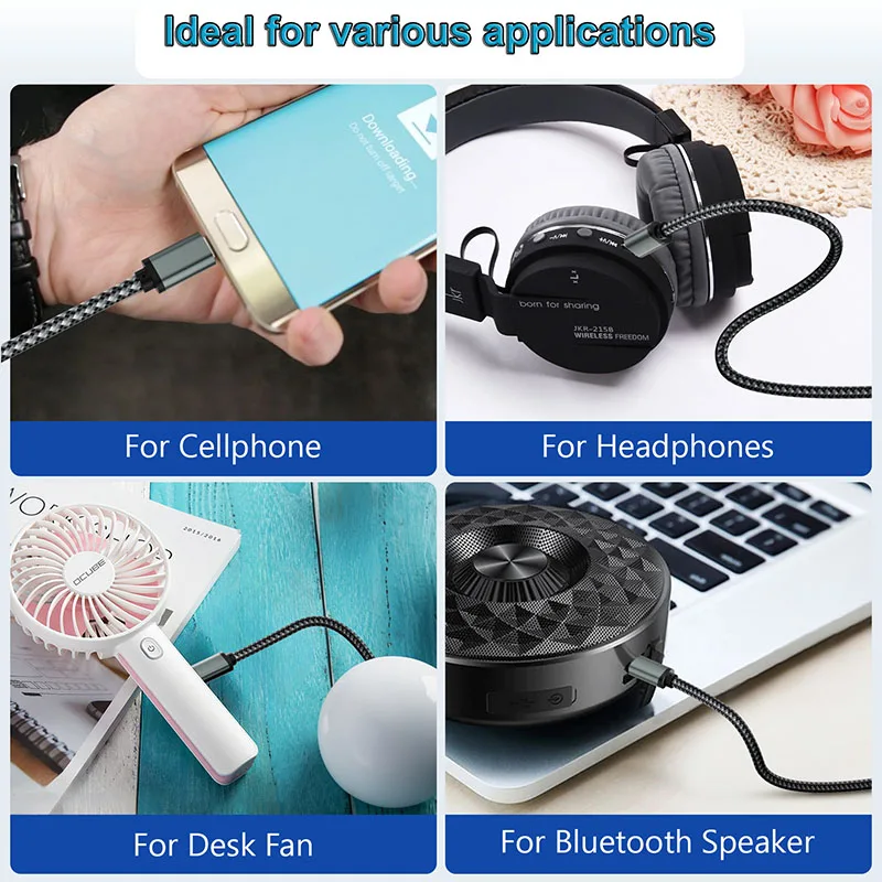 Premium USB-C to Micro USB Power & Data Charging Cable - Multiple Length Options