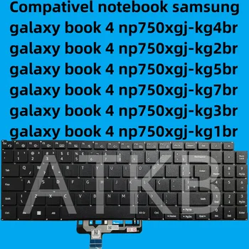 Tastiera per laptop BR Galaxy Book4 NP750XGJ NP750XGJ-KG7BR Galaxy Book 4 np750xgj-kg4br kg2br kg5br kg7br kg3br kg1br