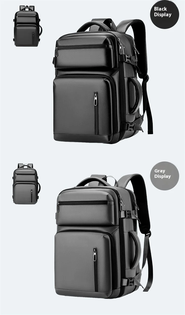 Commuter Laptop Backpack, Expandable, Waterproof Business Casual Backpack, 15.6 Inches, Large Capacity Travel Backpack