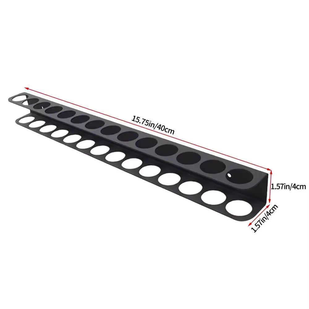 Screwdriver Organizer Wall Mount Tool Holder 14-Slot Storage Base Stand for Hex Cross RC Tools Garage Workshop Organization tool organizer screwdriver organizer