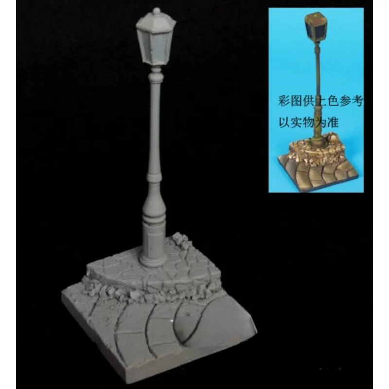 

1/35 Scale Die-cast Resin Platform Scene Scene Street Scene Street Lamp 50x50mm Model Assembly Kit