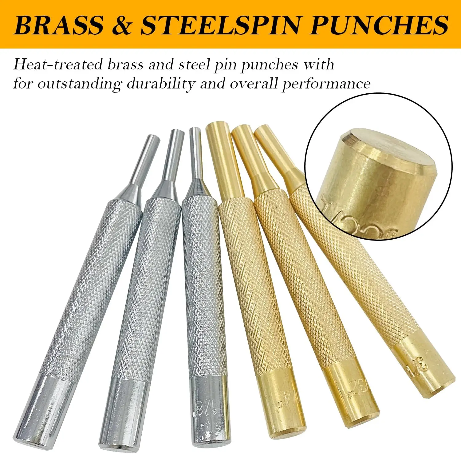Firearm Punching Tools Detachable Heads Hammer Brass Steel Punch Solid Non-Deformed Material 21pcs