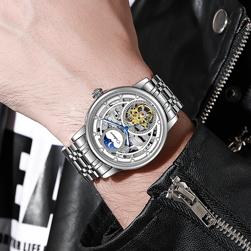 Vīriešu es ūdensizturīgs automātiskais mehāniskais plaukstas vīriešu tops luksusa Tourbillon sporta pulkstenis vīriešu s_voghion.com