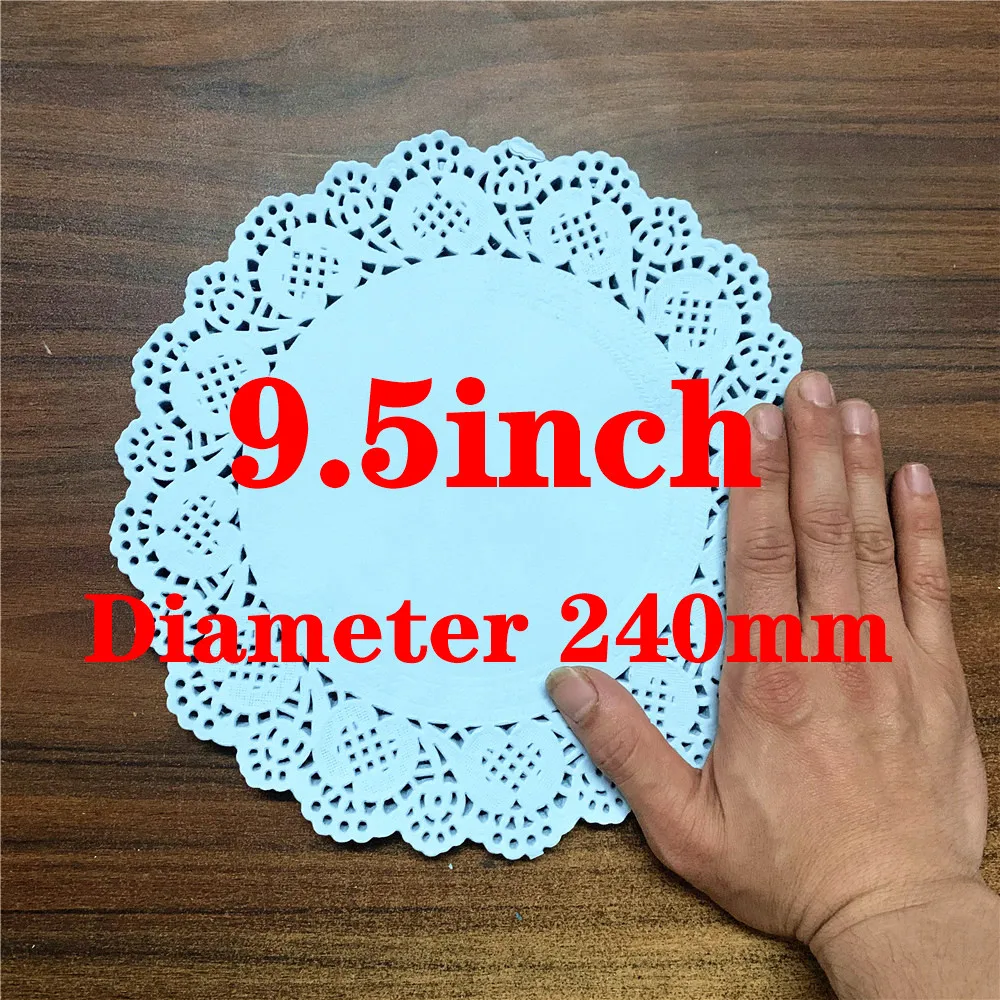 100pcs 4.5Inch Diameter 114mm 11Colors Vintage Lace Round Paper Doilies  Scrapbooking Craft Doyley for Christmas Decoration