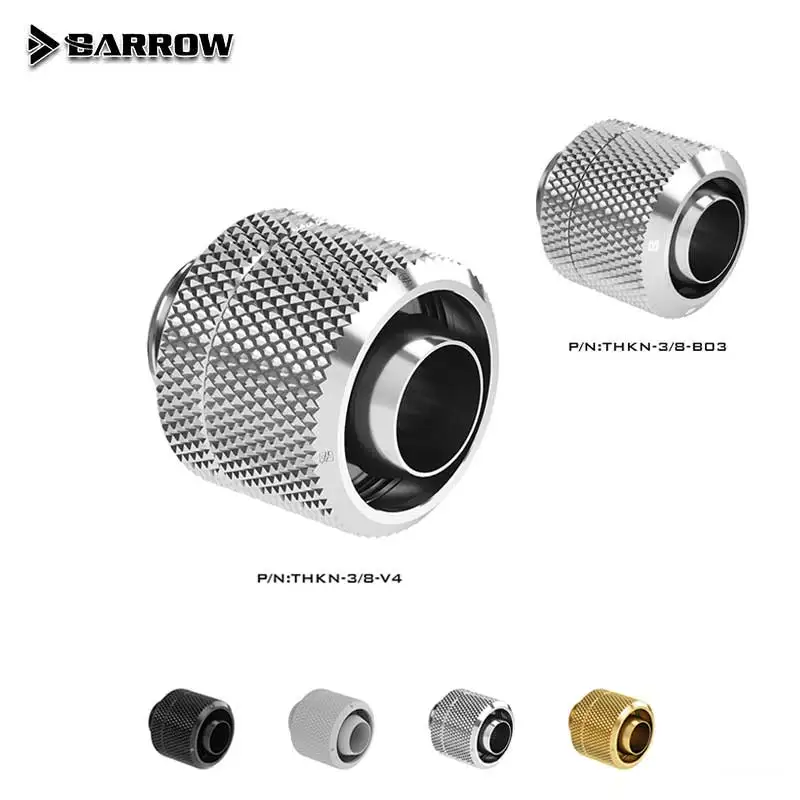 Carrinho de Mão 8-v4 Thkn-3 8-b03 g1 Acessórios de Refrigeração a Água Conector do Tubo de Pvc Macio Montagem Líquido Faça Você Mesmo Peças de Ouro Preto Prata Thkn3 do