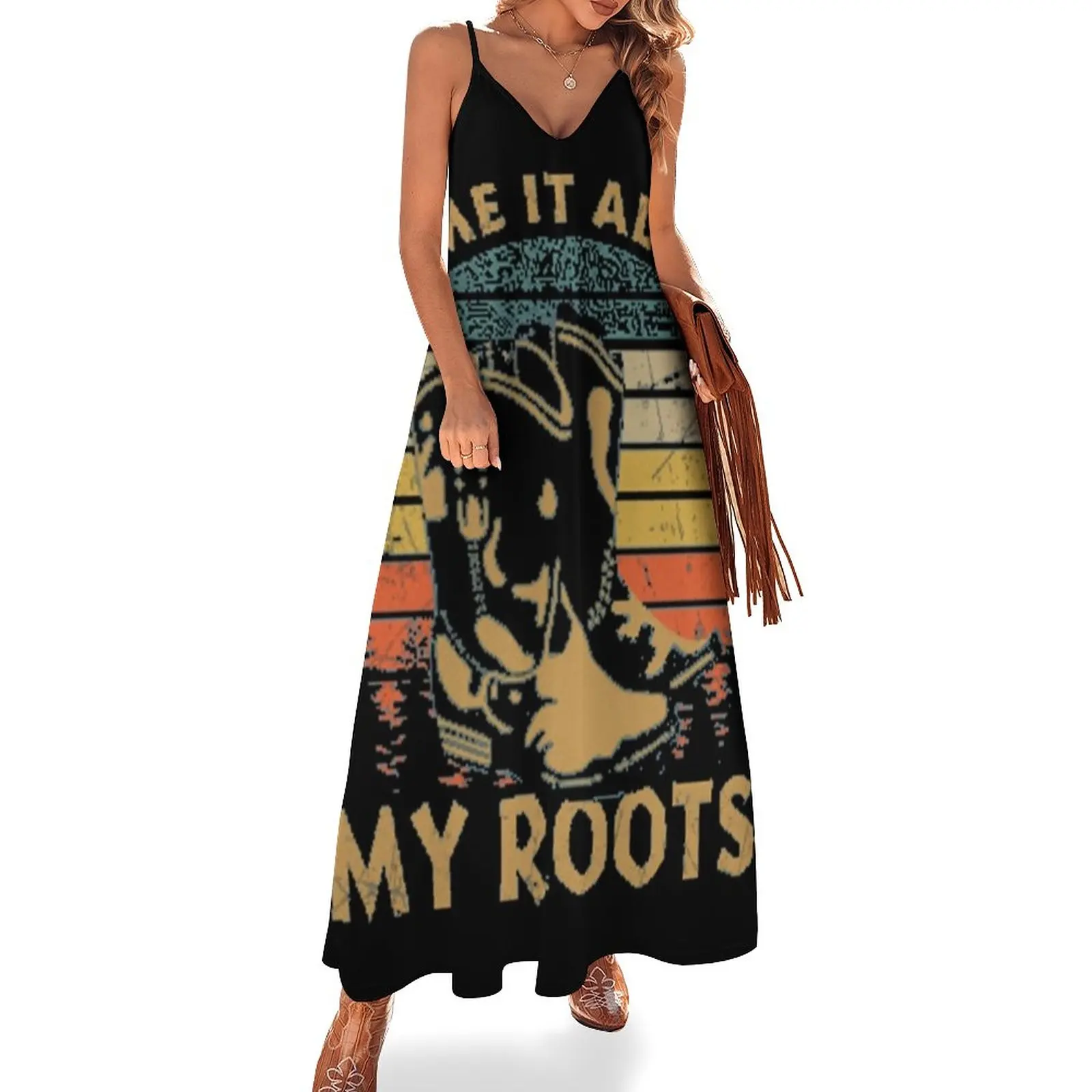 

Vintage Garth Tees Brooks Sleeveless Dress prom dresses 2024 women's elegant loose dresses