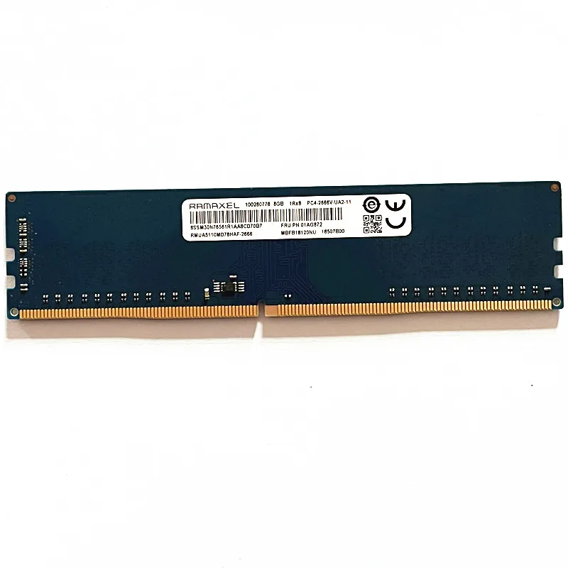 RAMAXEL DDR4 8GB 2666MHz Ram UDIMM DDR4 8GB 1RX8 PC4-2666V-UA2-11