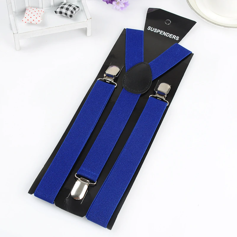Elegant Elastic Leather Suspenders - Adjustable Straps