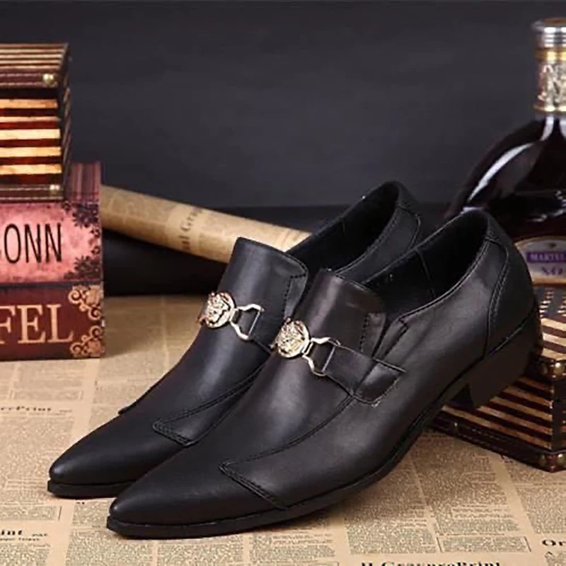 Men's Business Shoes, Lightweight, Genuine Leather