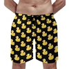 Summer New 3D Printed Cute Animal Yellow Duck Beach Shorts For Men Kid Funny Streetwear Swimming Trunks Fashion Cool Short Pants 3
