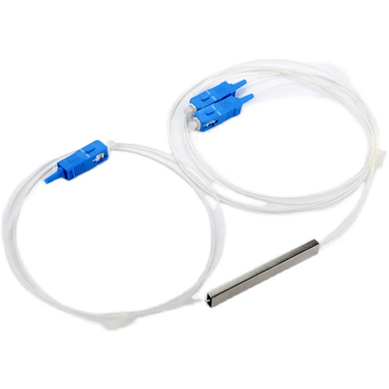 10 шт./партия, волоконно-оптический сплиттер 1X2 PLC SC/UPC, 0,9 мм