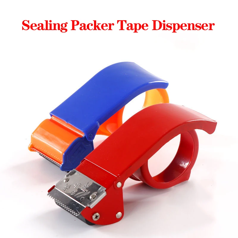 1Pcs Sealing Packer Tape Dispenser 48mm Roller Tape Cutter Sealing Tape