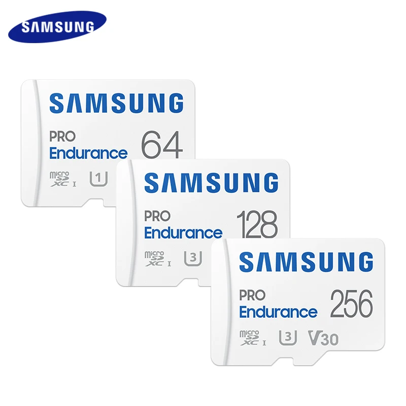 Scheda Micro Sd Samsung Originale Pro Endurance 128Gb 256Gb 32Gb 64Gb Scheda Di Memoria V30 U3 V10 Uhs-I Flash Tf Card Per Tablet Telefono