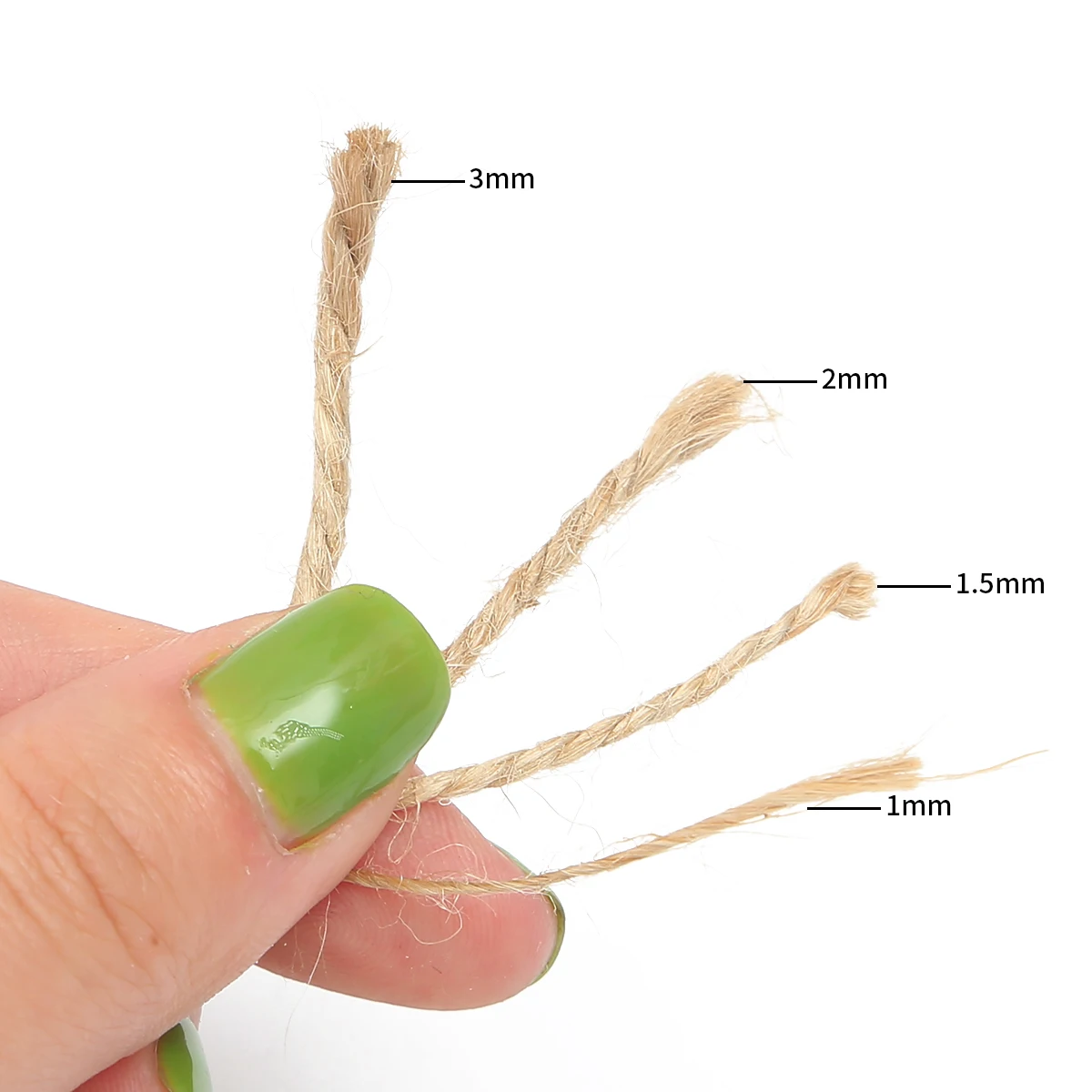 5-15 Meters/roll Natural Jute Rope Macrame Cord String Twine DIY Sewing Thread Accessories Wedding Party Home Decoration