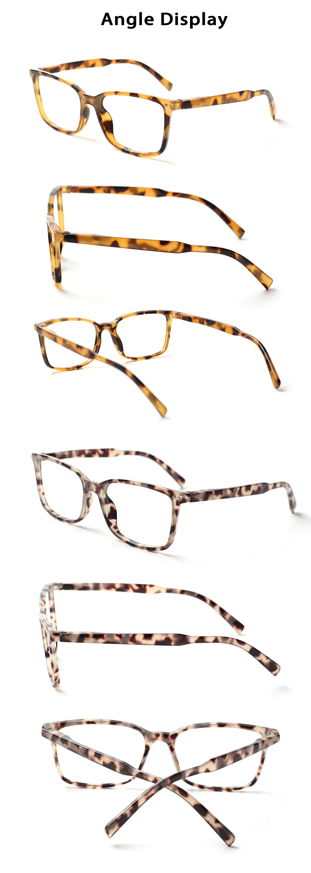Henotin Bestselling Tortoiseshell Reading Glasses Metal Hinge Men Women HD Reader Eyeglassse Fashion Oval Decorative Eyewear 6