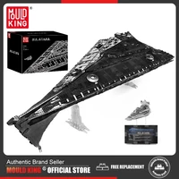 MOULD KING 21004 Building Blocks Star Destroyer Eclipse-Class Dreadnought model Assembly Bricks Kids DIY Toys Birthday Gifts 1