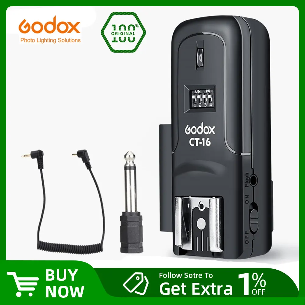 Godox CT-16 CTR-16 Wireless Receiver 16 Channels
