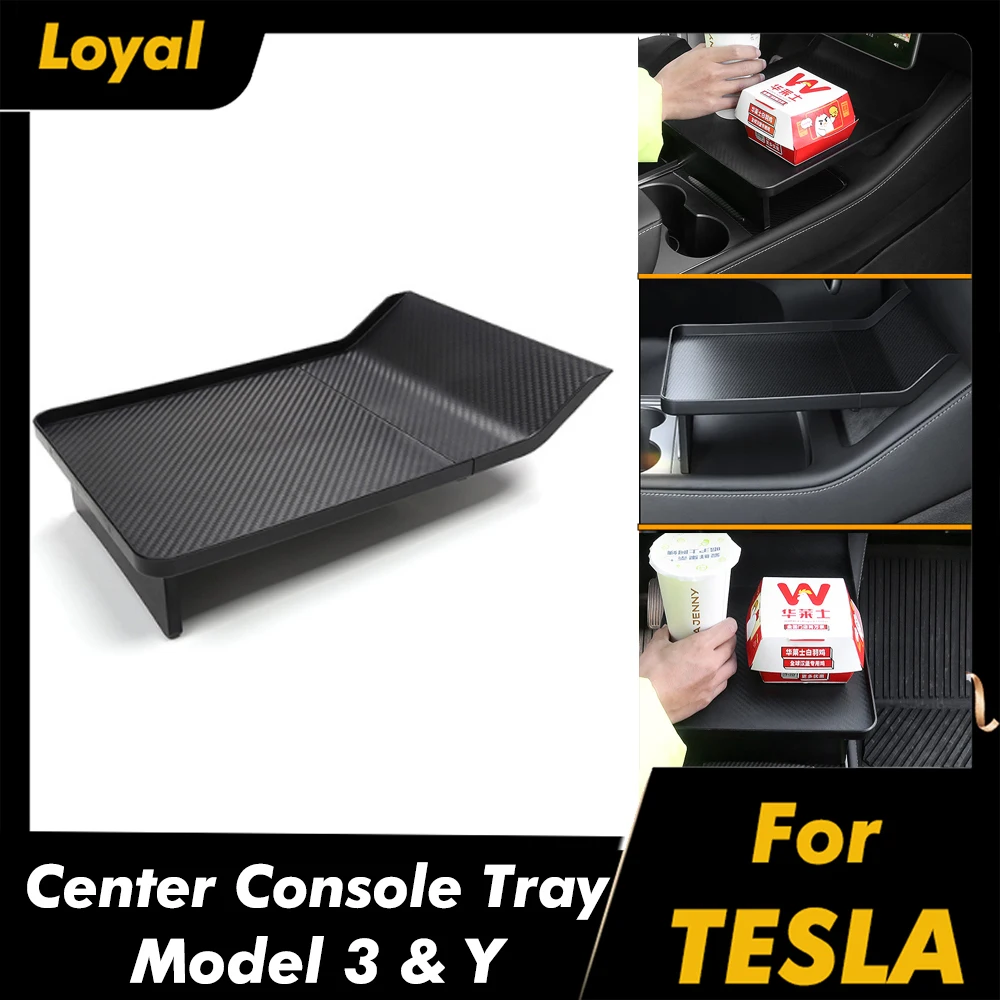 For Tesla Model 3 & Model Y Center Console Tray Storage Bin Box Food Eating  Desk Portable Table 2017-2023 - AliExpress