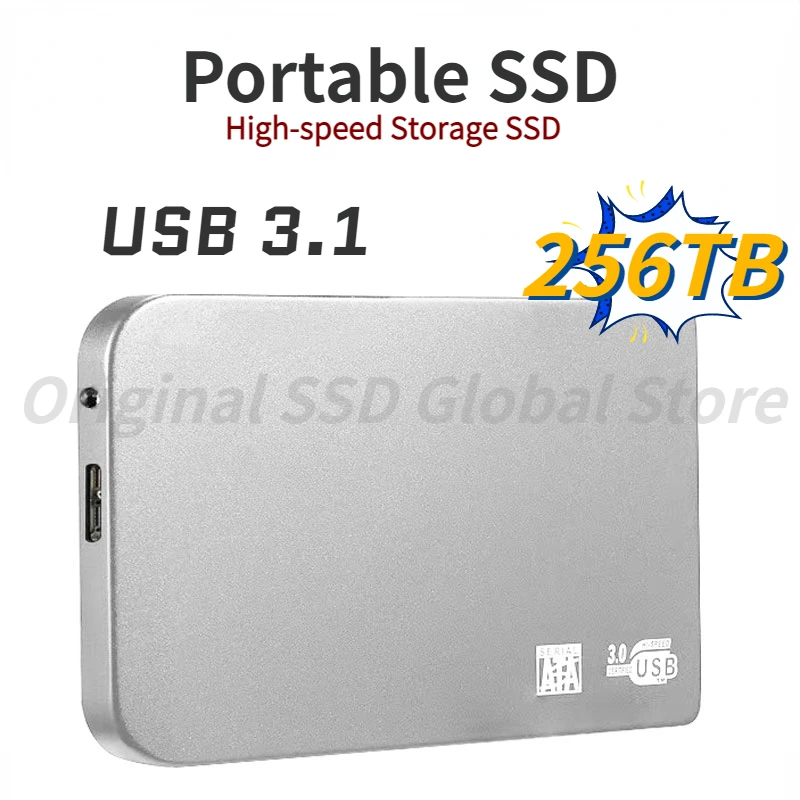 Original Highspeed 256TB SSD Portable External Solid State Hard Drive