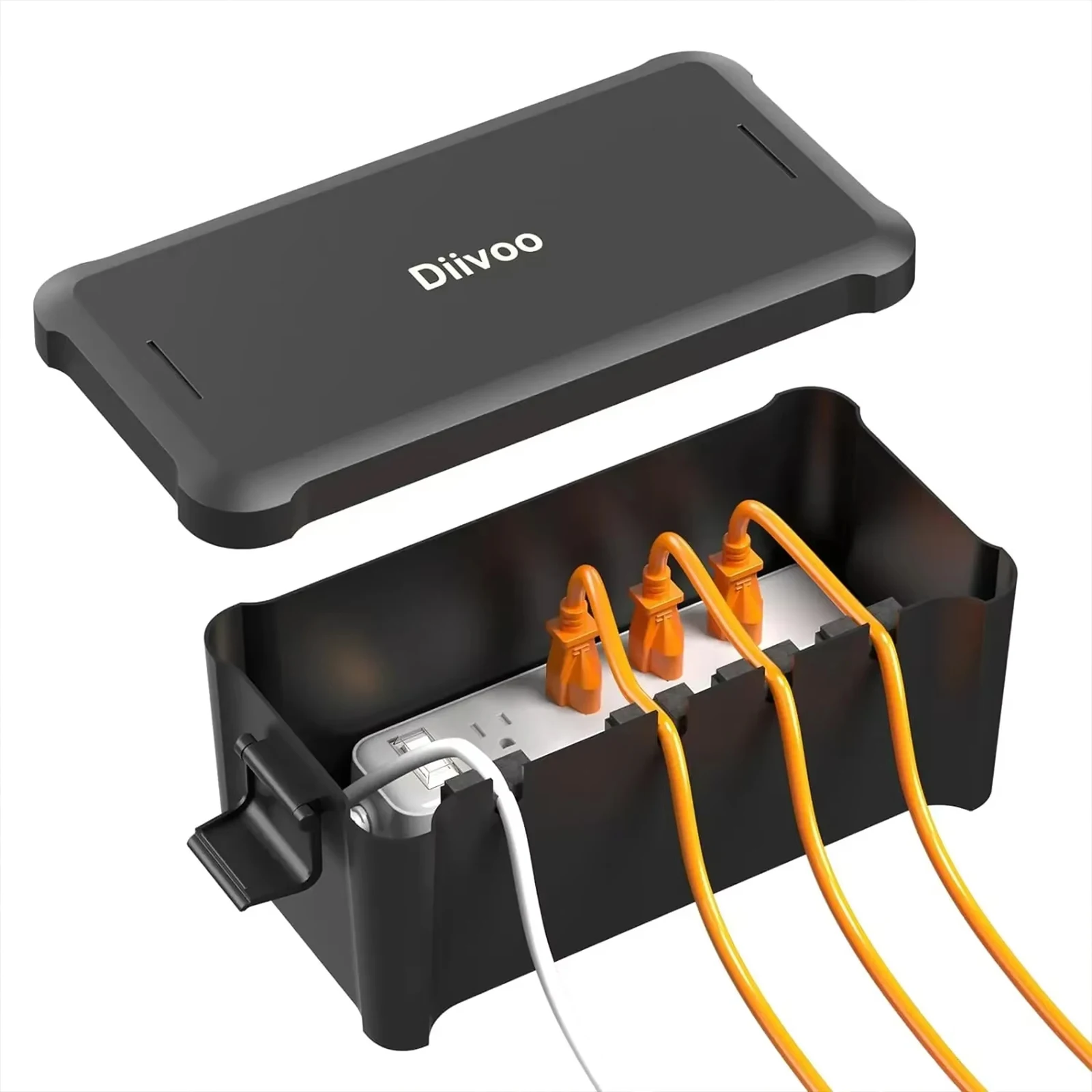 Electrical Box Electrical Distribution Box Electronic Enclosure Case Electrical Junction Box Diivoo Waterproof Electrical Box Outside Cable Connection Socket Enclosure Outdoor Extension Cord Connection Box Garden