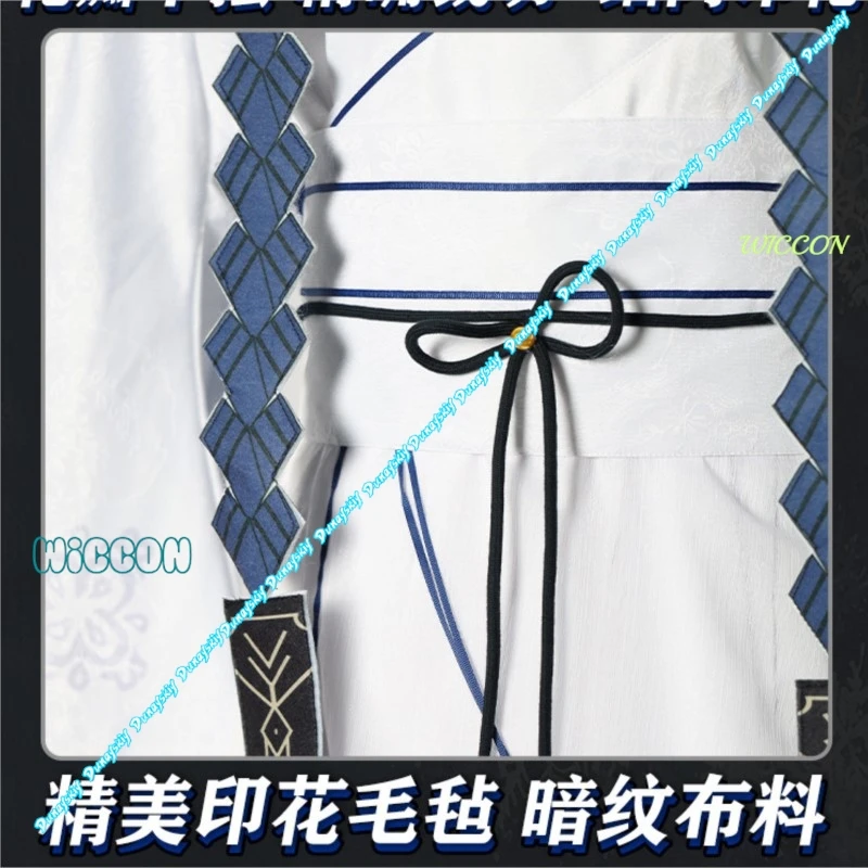 Costume Cosplay Limbus Company Araya The Celestial Comet, Abito Nero Ricamato con Stelle, Mantello Staccabile, Guanti e Cintura, Cosplay Anime - immagine 6