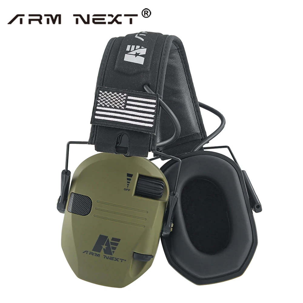 ARM NEXT Original Military Tactical Electronic Shooting Earmuffs for Hunting Active Noise Reduction Protection Hearing Headset