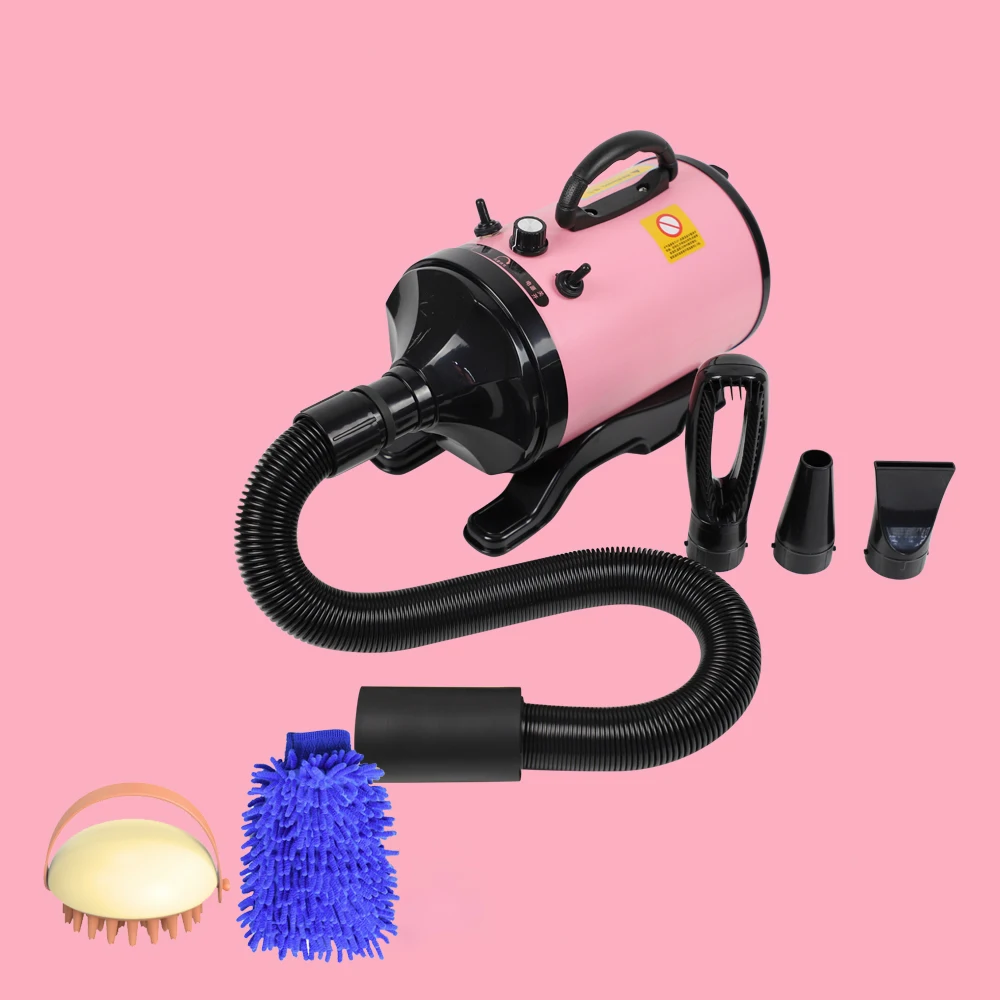 Pet Products High Power Dog Hair Dryer Cat Grooming Equipment Warm Wind Air Blower Fast Fur Drying Machine Dogs Animal Dryer Hair Dryer Pet Hair Dryer Pet Hair Dryer Bracket