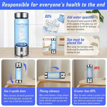 420ml Hydrogen Water Bottle 4