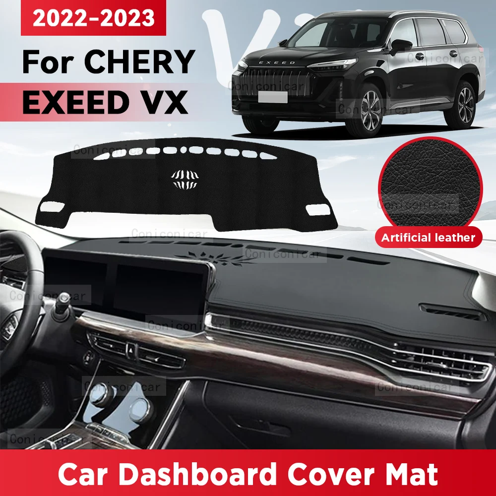 

For CHERY EXEED VX 2022 2023 Car Dashboard Cover Mat Sun Shade Pad Avoid Light Mat Instrument Desk Carpet Protection Accessories