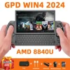 New arrival! GPD WIN4 Win 4 2024 AMD 8840U 6Inch Handheld GamePad Tablet WIN10 Systerm Pocket Mini PC Laptop Game Player Console 1