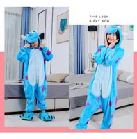 Women Men Onesies Kigurumi Sulley Cartoon Onesie Anime Pajamas Winter Outfit Festival Party Suit Gift For Halloween Christmas - Image 6