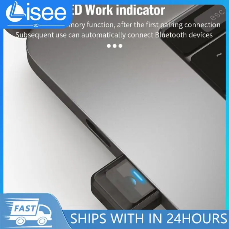 Adaptador de computador de mesa, Multi-Function, Dupla função, USB portátil, Mini receptor compatível com Bluetooth, Rtl8761b